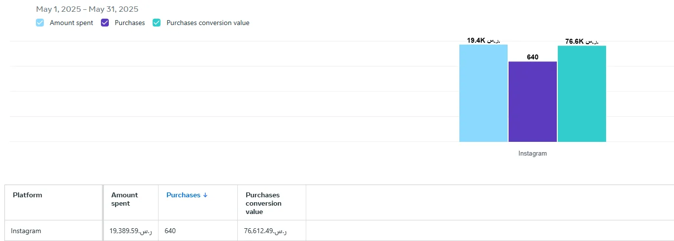 Campaign Overview — Purchases & Conversion Value
